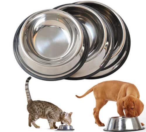 Buy Stainless Steel Feeding and Water Cat & Dog Bowl from petsasa pet store in Kampala Uganda