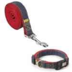 Buy Adventure Denim Dog Leash & Dog Collar Set Petsasa Kampala CBD pet store