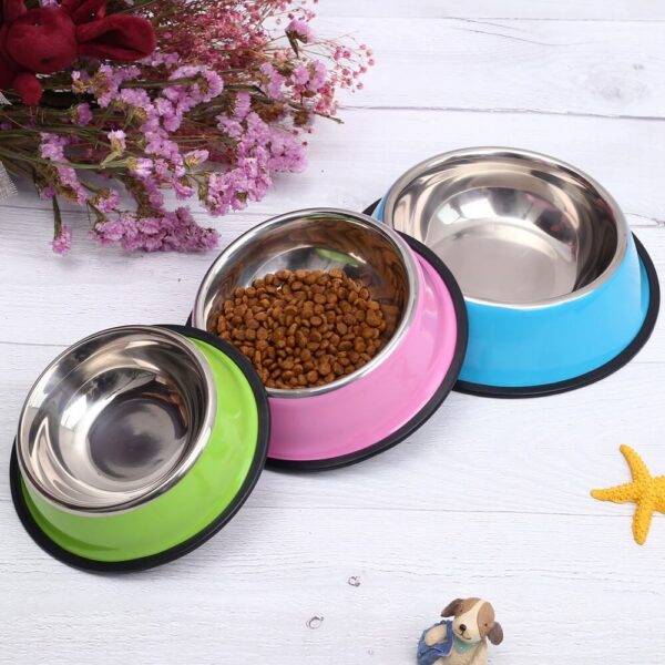 Buy-Pet-Dog-Cat-Bowl-Stainless-Steel-Pet-Food-Feeder-for-Small-Medium-Dogs-Cats-Dog-Drinking-Water-In-Uganda-On-Spawtive.co.ke