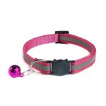 Buy rose red Reflective Adjustable Collar for cat or puppy in Uganda on spawtive