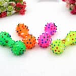 Buy Polka Dot Bone Squeaky Chew Dog Toy in Uganda
