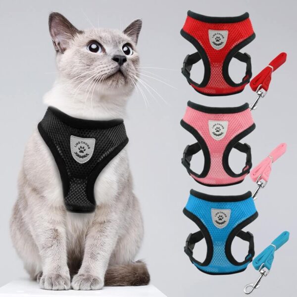 Spawtive Breathable Mesh Cat Pet Harness and Leash Set in Uganda