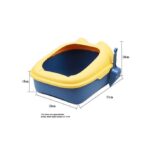 Anti-Splash Open Cat Litter Box + Free Litter Scoop Petsasa Uganda