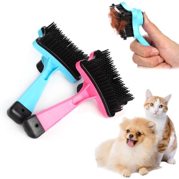 Buy Slicker Pet Hair Remover Grooming Brush with Auto-Clean in Kampala Uganda