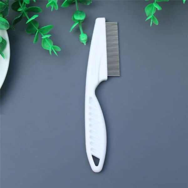 Buy Pet Dog Hair Flea Comb Stainless Steel Pin Dog Cat Grooming Brush Comb Cleaning Tool in Uganda