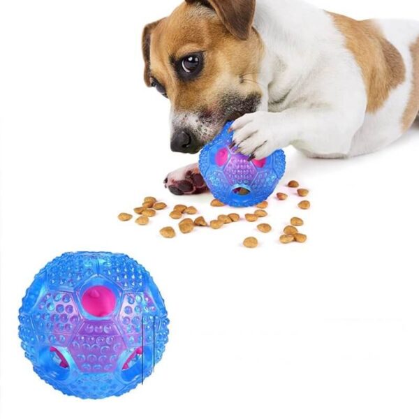 Interactive Slow Food and Teeth Cleaning Throw Ball Toy for Dog Pet in Uganda