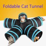 PetSasa-Collapsible-5-Way-Tunnel-Play-Pet-Cat-Indoor-outdoor-Toy in Uganda