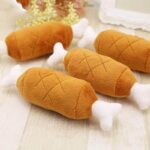 Petsasa-Dog-Double-Bone-Chicken-Leg-Shape-Plush-Toy-Dog-Vocal-Chew-Toy-Pet-Exercise-Dental-Toy