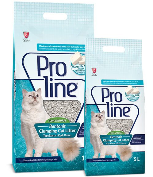 Proline Bentonite Marsaille Soap Scented Clumping Cat Litter