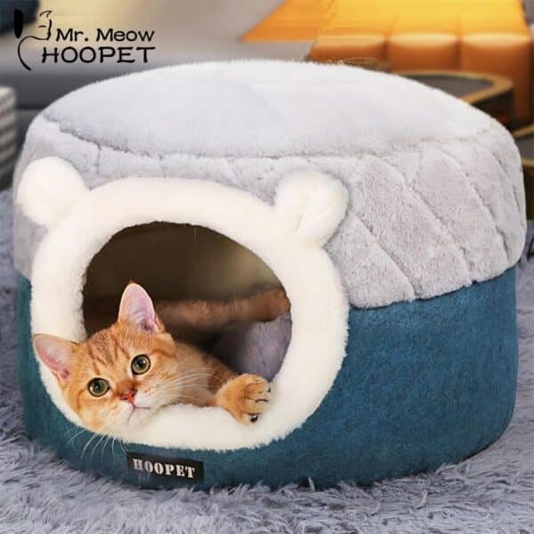 Romeow Holiday Enclosed Cat Bed House For Cats & Small Dogs in Uganda
