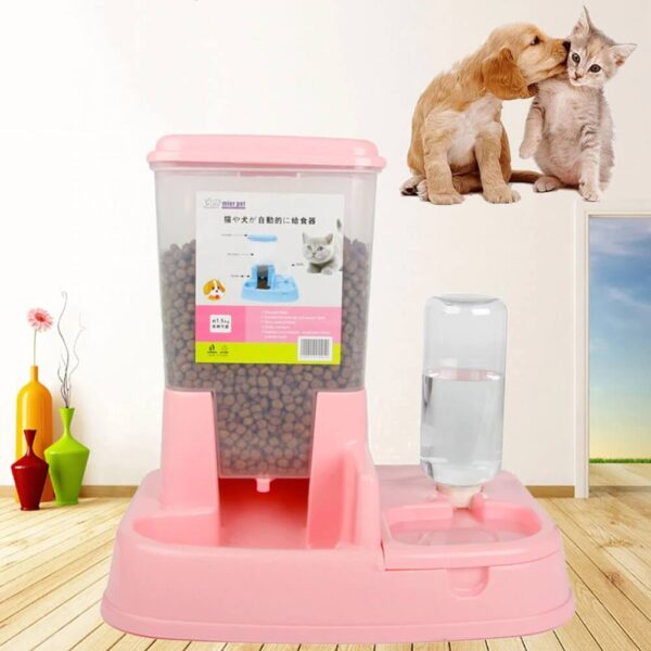 Buy Automatic Gravity Feeder Water Dispenser for Cats & Dogs in Kampala Uganda Pink