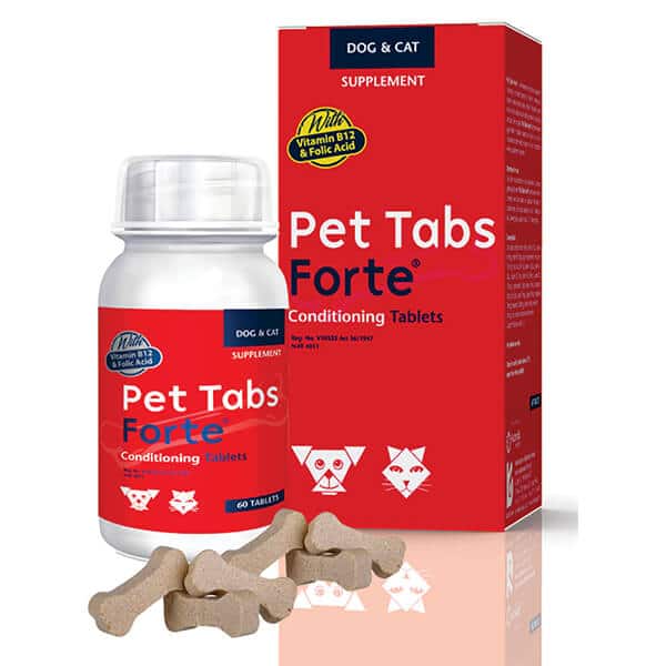 Buy Pet Tabs Forte Vitamin and Mineral Supplement for Dogs & Cats on Petsasa Pet store Uganda