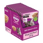 Buy Whiskas Adult (+1 Year) Wet Cat Food, Salmon in Gravy in Uganda