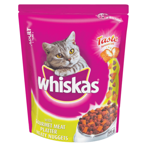 Buy Whiskas Gourmet Meat Platter Meaty Nuggets Dry Adult Cat Food on Petsasa Uganda Top Petstore