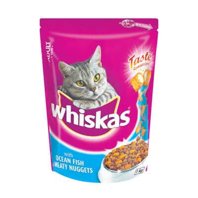 Buy Whiskas Ocean Fish & Meaty Nuggets Adult Dry Cat Food in Uganda on Petsasa