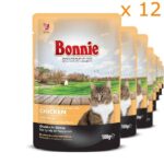 Buy in Bulk Bonnie Chicken Chunks In Gravy Adult Cat Wet Food at Petsasa pet store near me