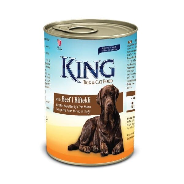 Buy King Beef Complete Canned Wet Dog Food in Uganda on Petsasa Pet Store in Karen