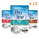 Proline Pouch Adult Cat Food with Beef, Lamb and Duck at Petsasa petstore Uganda