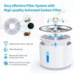 Activated Charcoal Water Filter Automatic Cat Water Fountain in Uganda