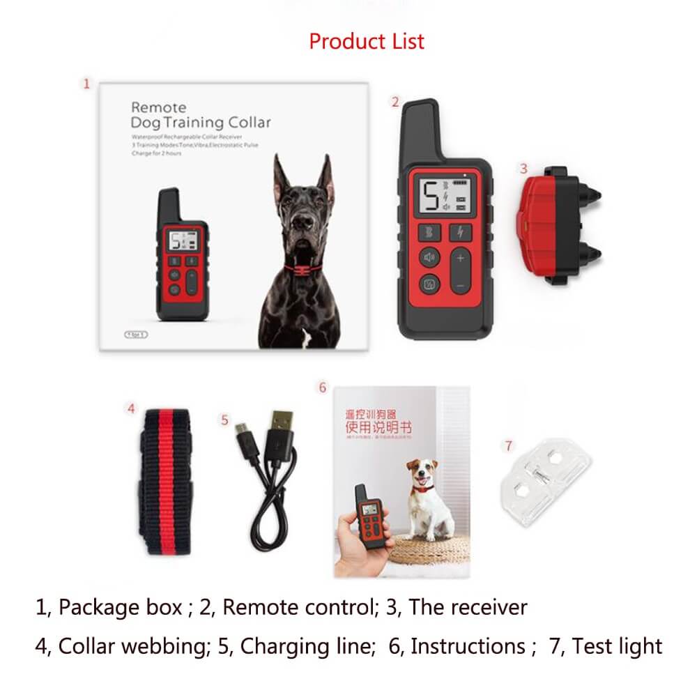 Best Long Range Remote Dog Training Collar Waterproof Rechargeable Dog Bark Training Collar Kampala Uganda