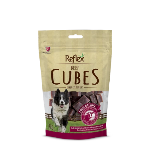 Buy Reflex Beef Meat Cubes Dog Treats Petsasa Pet Store Uganda