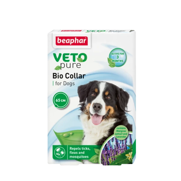 Beaphar VETOpure Flea & Tick Bio collar for Dogs at Petsasa Aquapet Uganda