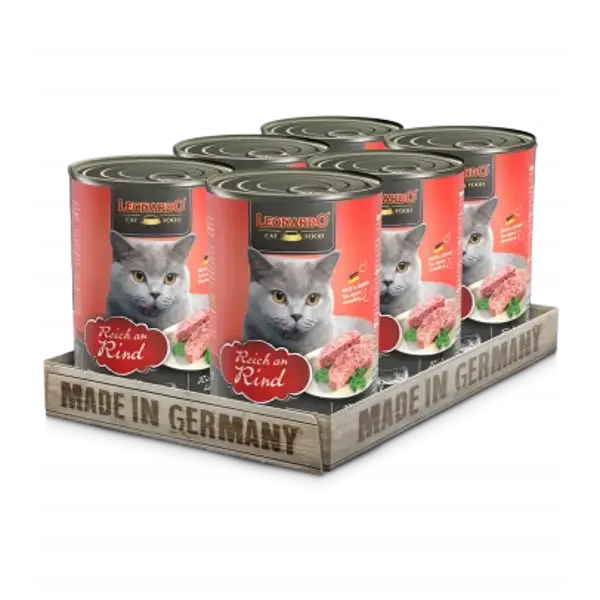 LEONARDO® Beef Canned Cat Food Aquapet Online Pet Store