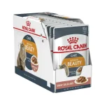 Royal Canin Intense Beauty Chunks Wet Adult Cat Food, 12 Pouches
