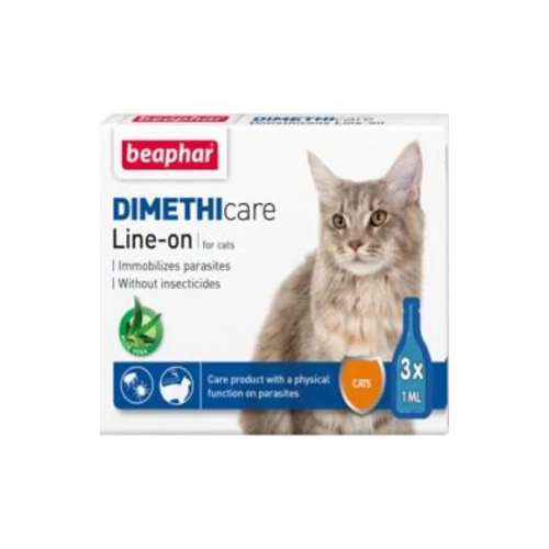 Dimethicare Line-on Flea Tick Treatment For Cats Aquapet Kampala Pet Store