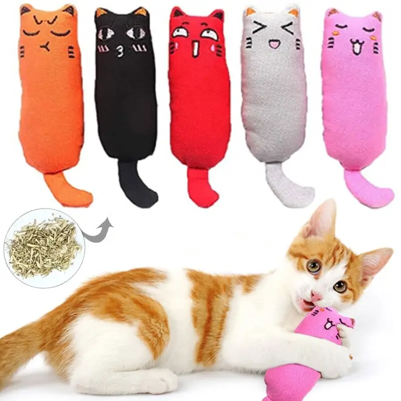 Best Funny Faces Plush Cat Toy with Catnip in Uganda at Petsasa Online Petstore