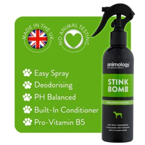 Buy Animology® Stink Bomb Deodorising Dog Spray online in Uganda at Petsasa Pet store near me in Kampala