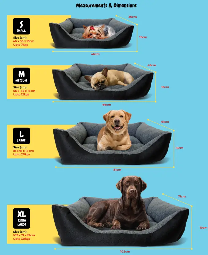 Superfoam Paw Bolster Dog Bed for Small, Medium and Large Dogs in Uganda