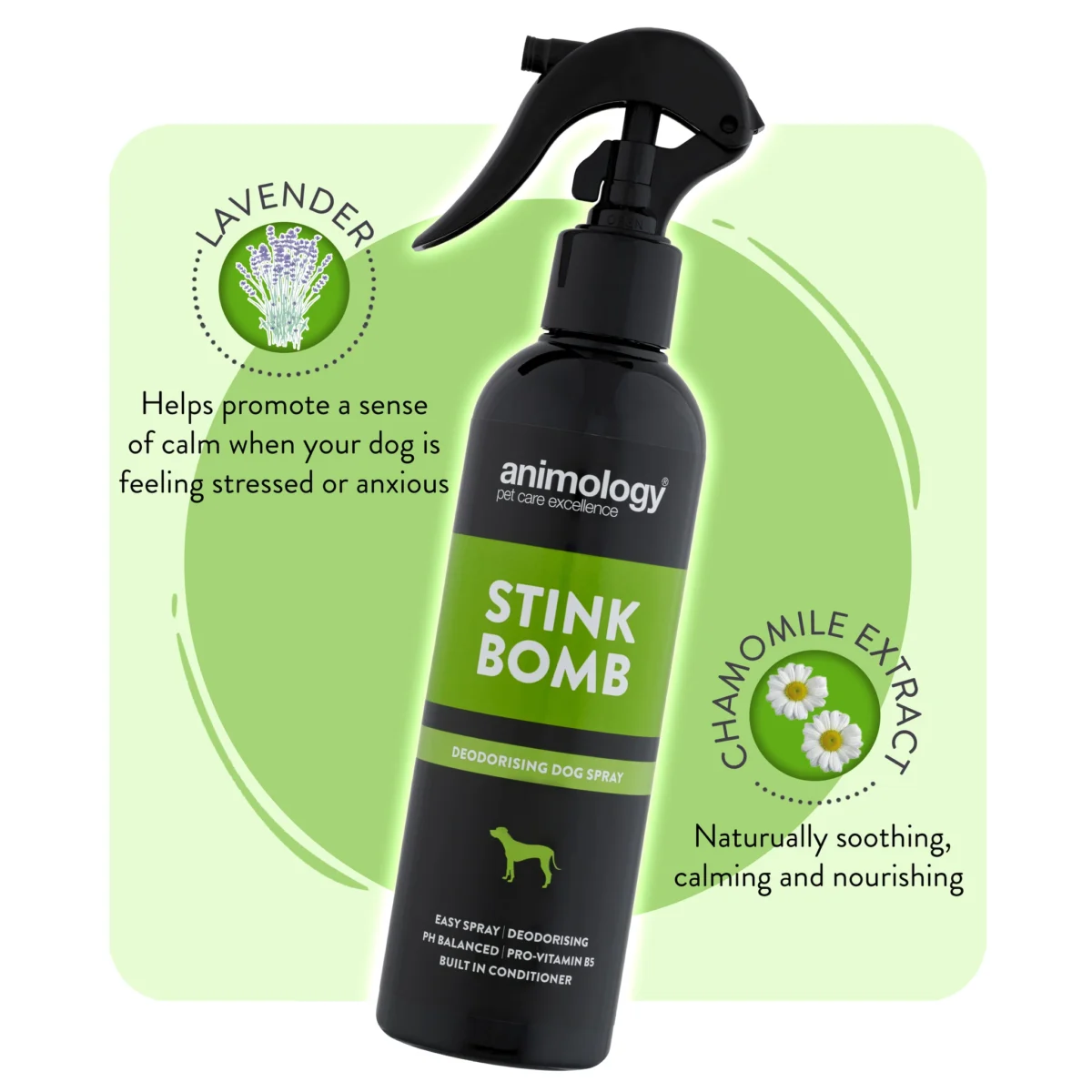 The best Animology® Stink Bomb Deodorising Dog Spray available at Petsasa Online Pet Shop in Uganda